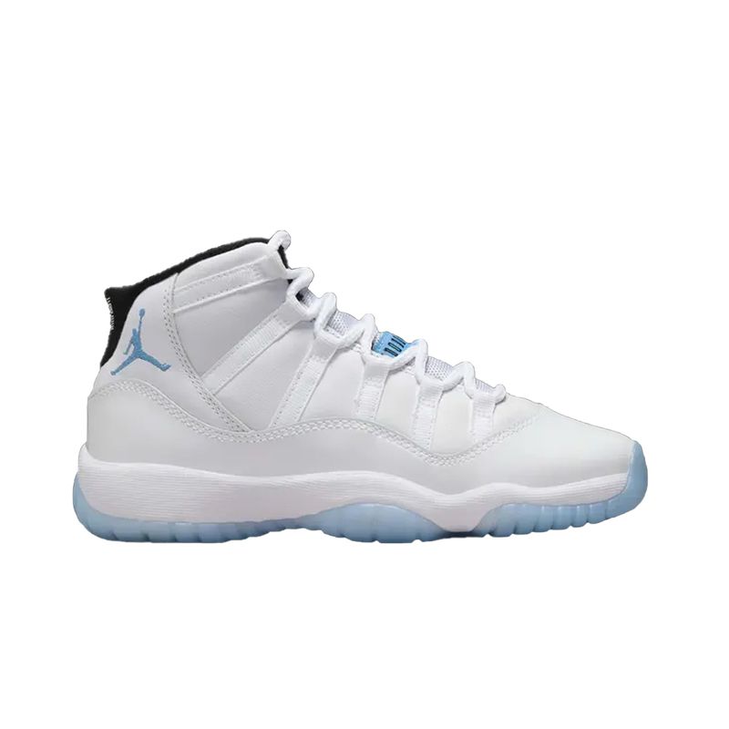 Jordan 11 Retro Lifestyle Sneakers Columbia / Legend Blue Grade School White